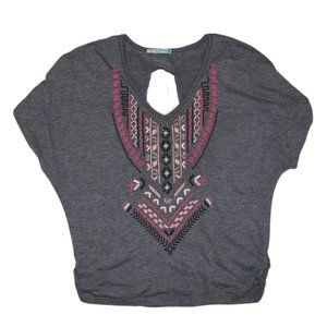 Maurices Embroidered Slouchy Shirt